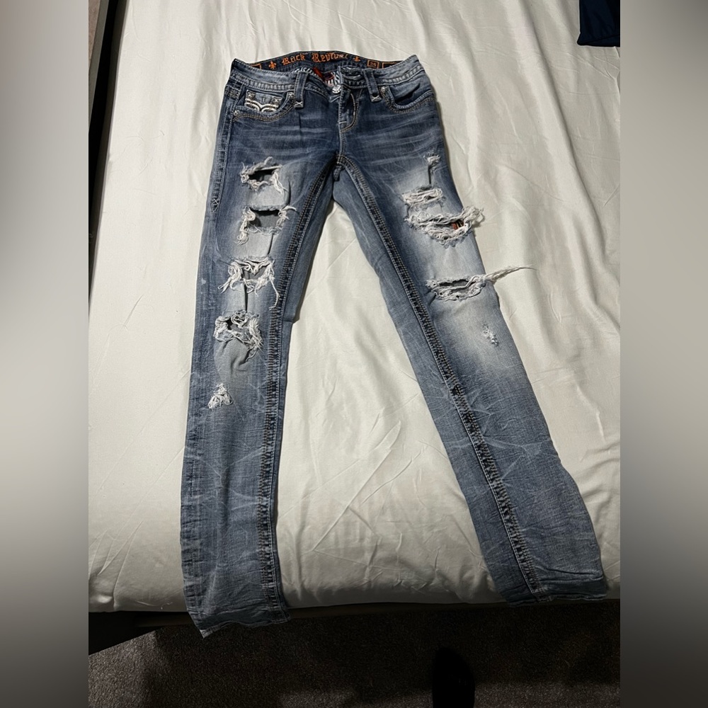 Rock revival skinny jeans